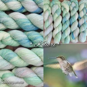 PRINCESS Schurwolle (Merino) Baumwolle Seide 800m/ 100g (Kolibri)